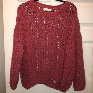 Loose knit sweater